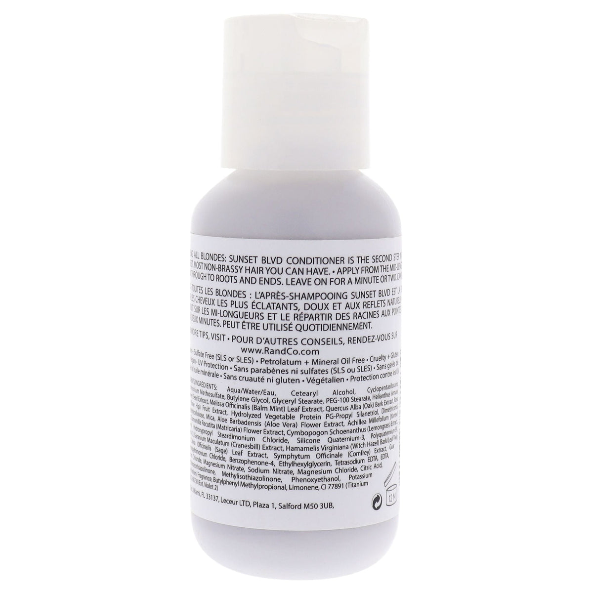 Sunset Blvd Blonde Conditioner by R+Co for Unisex - 1.7 oz Conditioner