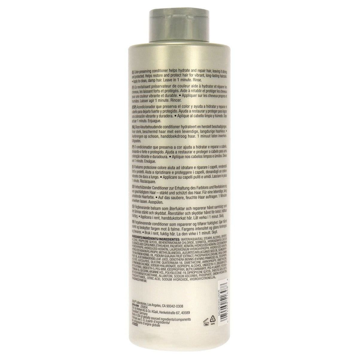 K-Pak Color Therapy Conditioner by Joico for Unisex - 33.8 oz Conditioner