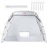 Portable Paint Booth, Larger Spray Paint Tent with Built-in Floor & Mesh Screen, Painting Tent Station for Furniture DIY Hobby Tool, 7.5x5.2x5.2ft Spray Paint Shelter