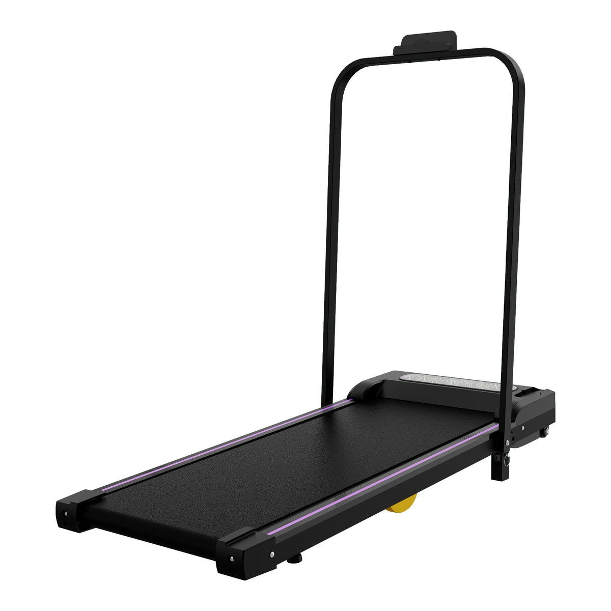 Under Desk Treadmill, Walking Pad, 2 in 1 Portable Treadmill with Handle Remote Control LED Display, Walking Jogging Machine for Home Office Use Black