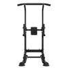 Pull Up Bar, 330 LBS Power Tower Dip Station, Workout Dip Station with H-Shaped Stable Base & Back Pad, Adjustable 12 Level Height Free Standing Chin Up Bar for Back, 4-Level Adjustable Back Pad