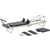 Foldable Pilates Reformer, Pilates Workout Machine for Home Gym Studio Use, Pilates Bed with Dual Resistance- Spring & Cord, Reformer Set for Advanced Users and Beginners, Up to 400 LBS