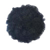 Afro Puff Drawstring Hair Bun Extension Short Synthetic Ponytail Clip On Kinky Drawstring Curly Hair Piece,Black