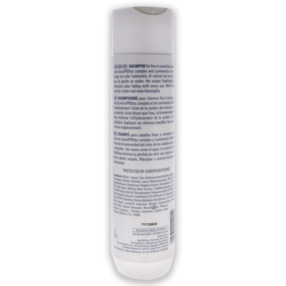 Dualsenses Color Brilliance Shampoo by Goldwell for Unisex - 10.1 oz Shampoo