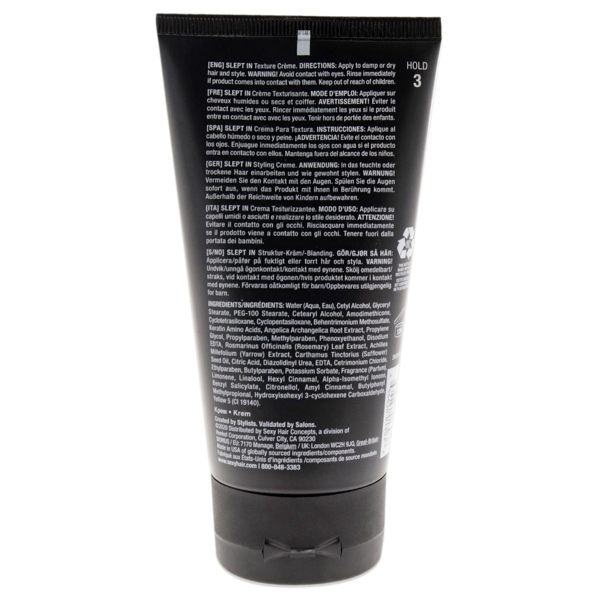 Style Sexy Hair Slept In Texture Creme by Sexy Hair for Unisex - 5.1 oz Cream