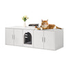Cat Litter Box Enclosure Wooden Litter Box Furniture Hidden 57.9