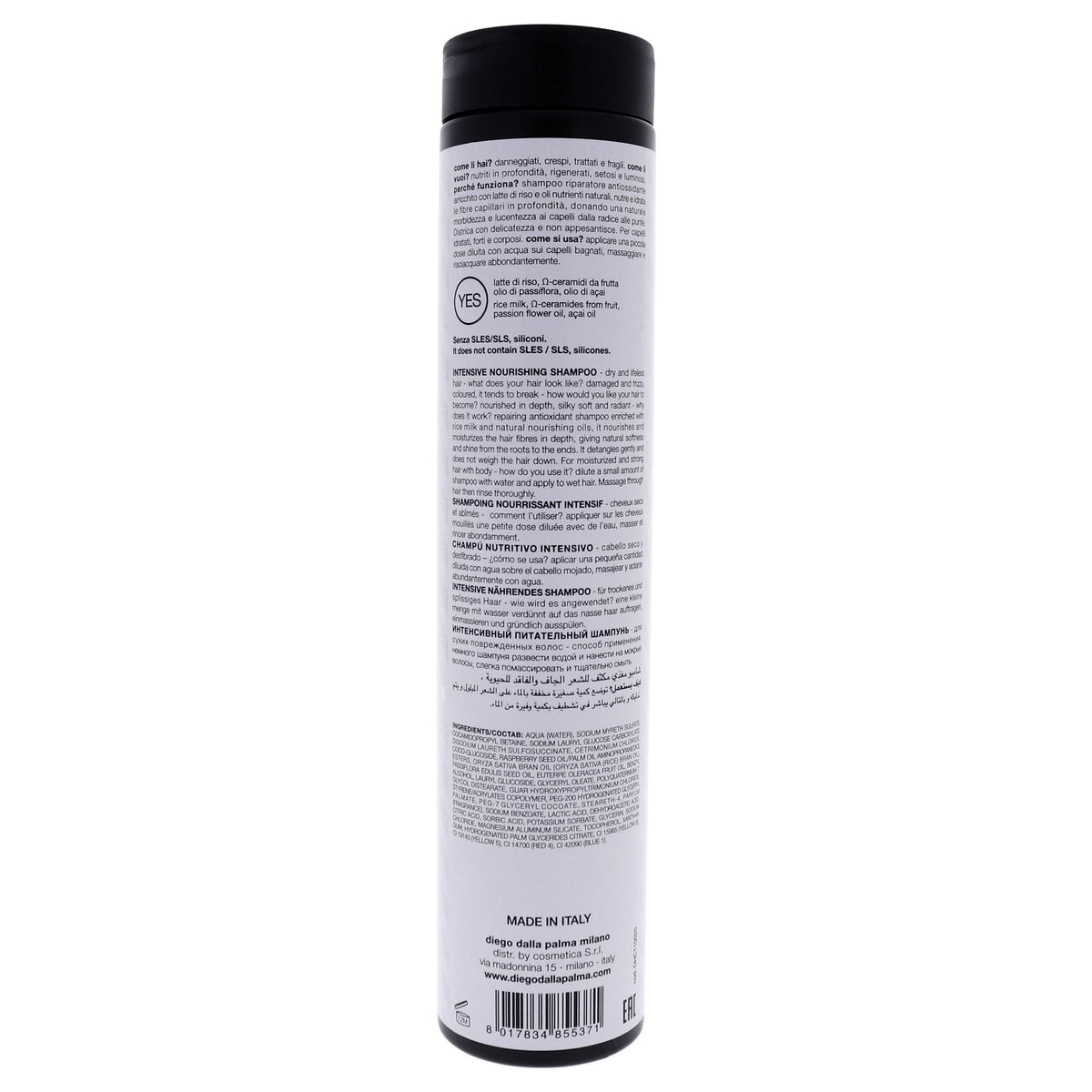 Saniprincipi Intensive Nourishing Shampoo by Diego Dalla Palma for Unisex - 8.5 oz Shampoo