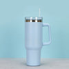 1200ml Stainless Steel Mug Coffee Cup Thermal Travel Car Auto Mugs T hermos 40 Oz Tumbler with Handle Straw Cup Drinkware New In