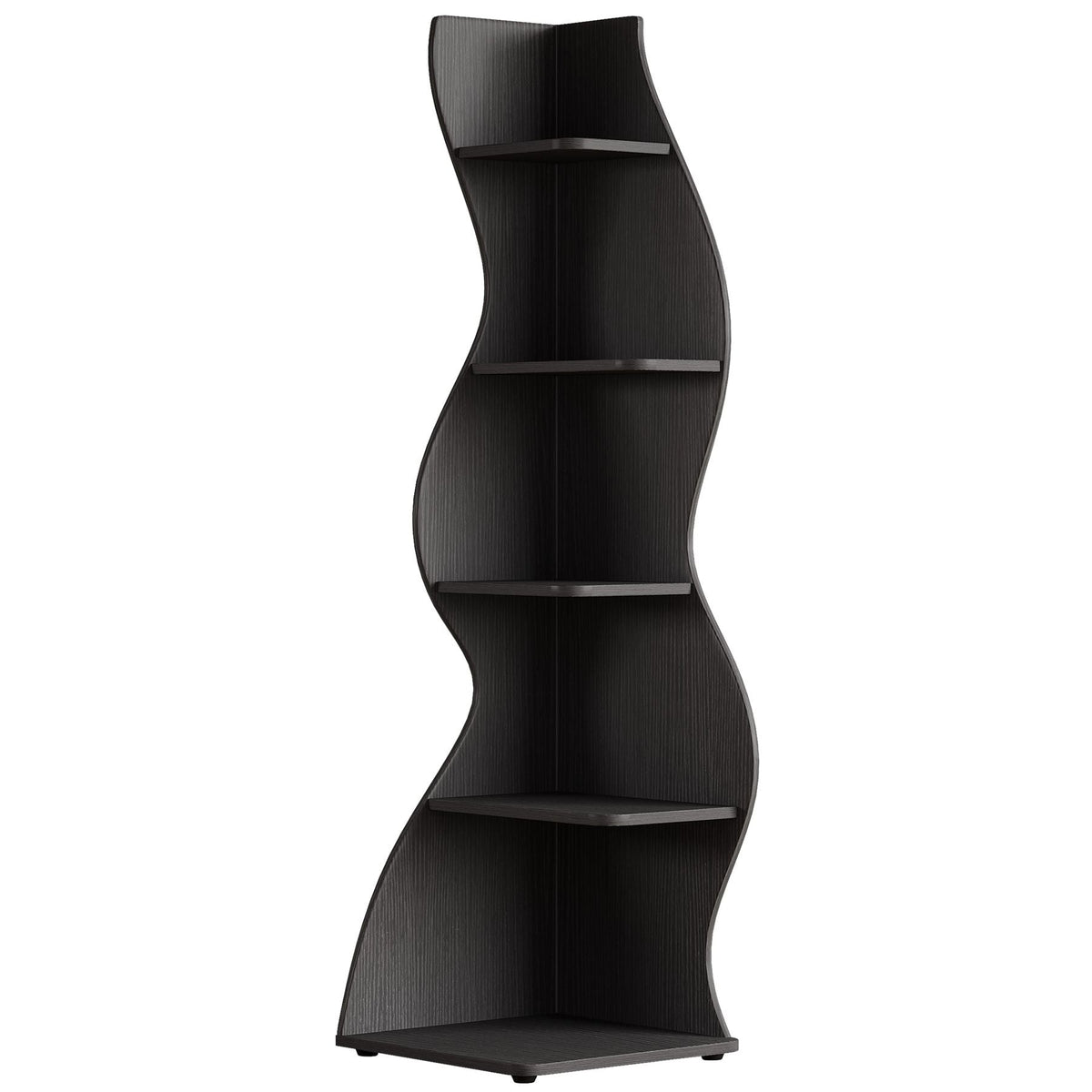 Modern Wall Corner Bookshelf Bookcase