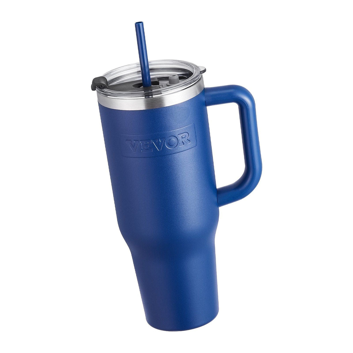 40 oz Insulated Water Bottle Stainless Steel Coffee Cup Handheld Blue