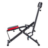 Squat Machine, Deep Squat Rowing Machine for Home, Easy Setup & Foldable Exercise Equipment, Glute Trainer Machine with 3 High-Strength Resistance Bands, Glutes & Leg Home Workout Machine, Black