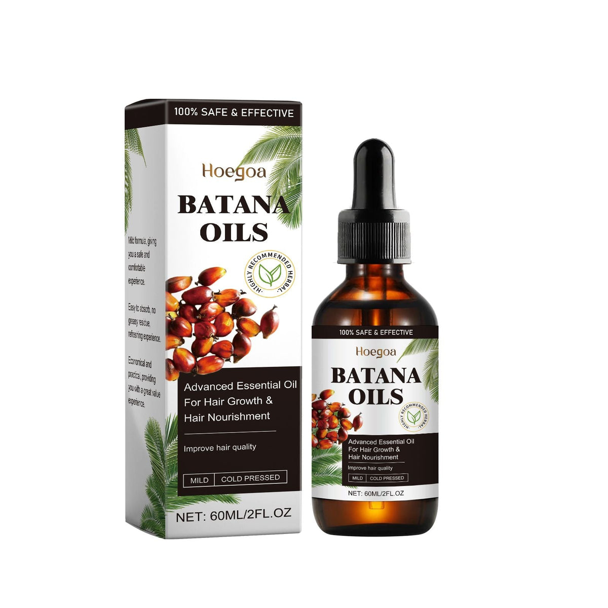Hoegoa Batana Hair Care Essential Oil Gently Moisturizes And s Dry Hair And Dry Hair And Smooth Hair Care Essential Oil