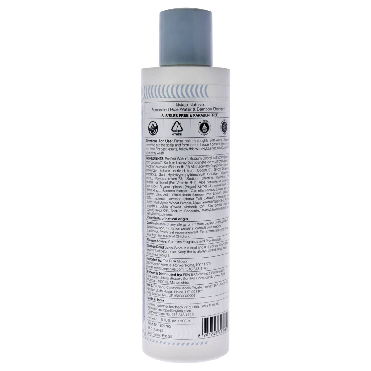 Shampoo - Fermented Rice Water and Bamboo