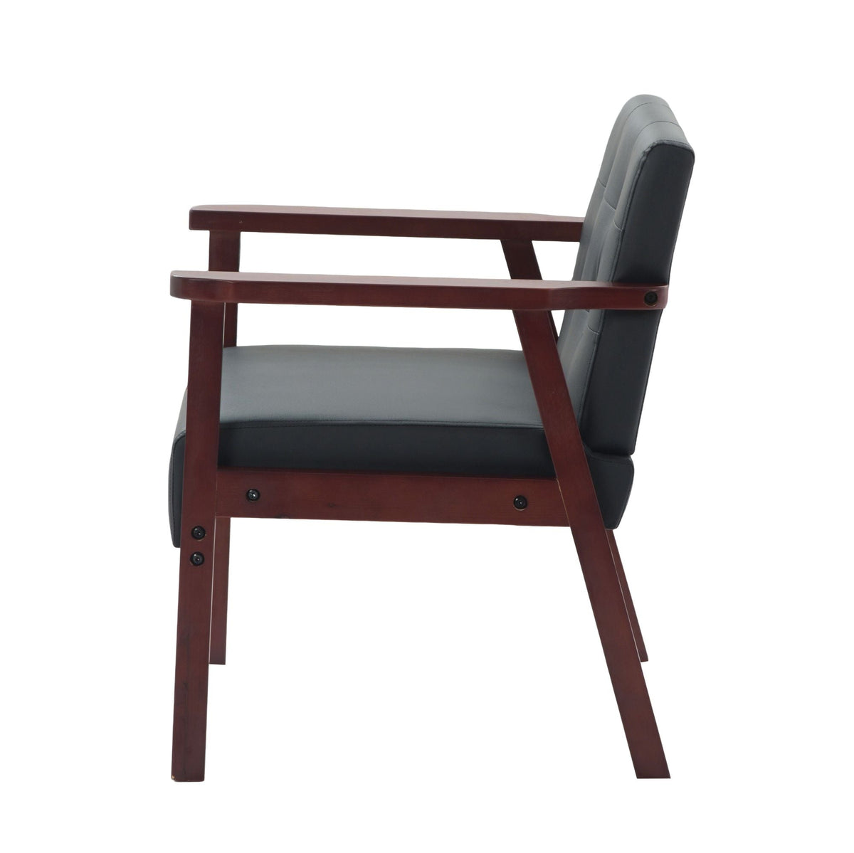 Wood Frame Accent Armchair