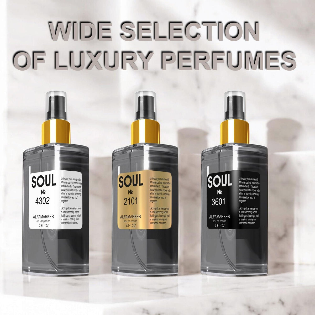 SOUL No. 3002 Impression of The One Spray 4.0 Fl Oz 120 ml Perfume for Women Women Eau de Parfum Long Lasting Fragrance