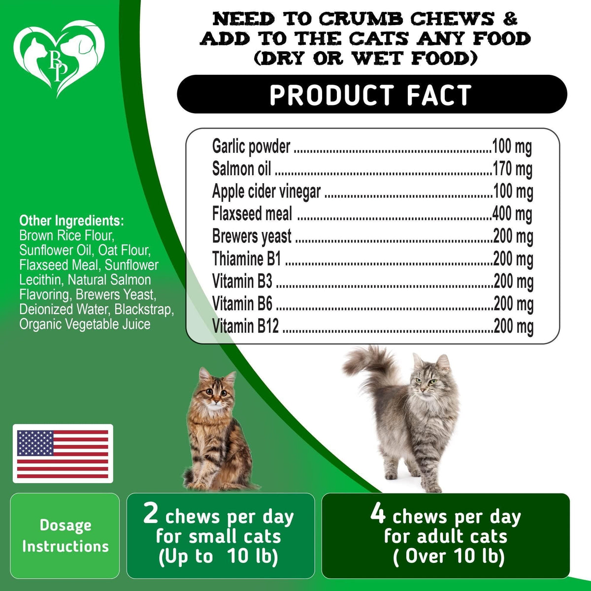 Flea and Tick Prevention Chewable Pills for Cats Revolution Oral Flea Treatment for Pets Pest Control & Natural Defense Chewables Small Tablets Salmon Fish Taste