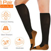 Unisex Copper Compression Socks Women Man Durable Hose Graduated Support Socks for Running Nursing Shin Splints Edema Swelling Recovery