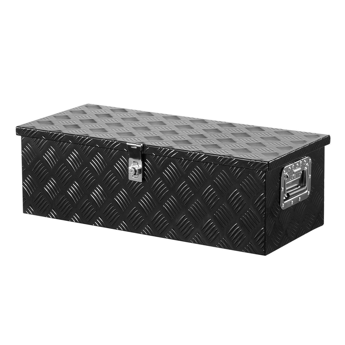 30"x13"x9.6" Heavy Duty Aluminum Truck Bed Tool Box for Pickup RV Black