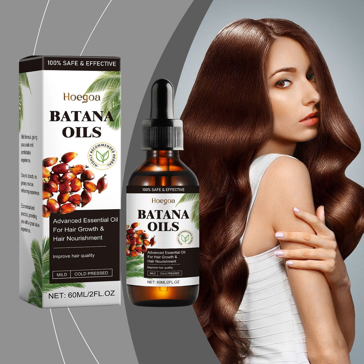 Hoegoa Batana Hair Care Essential Oil Gently Moisturizes And s Dry Hair And Dry Hair And Smooth Hair Care Essential Oil