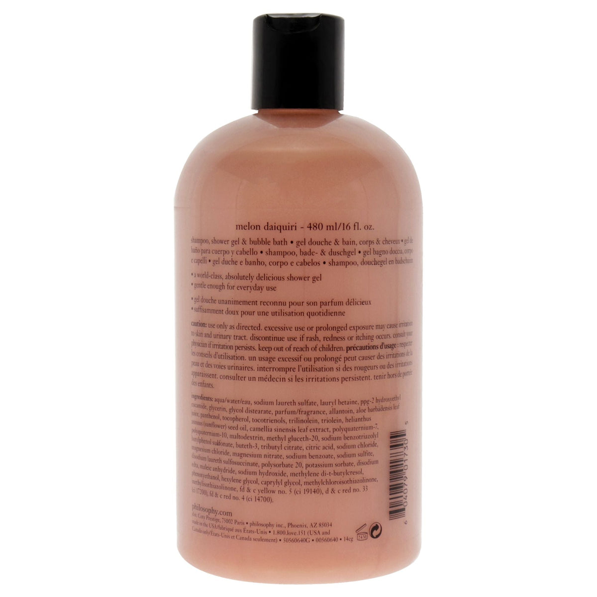 Melon Daiquiri Shampoo, Bath and Shower Gel by Philosophy for Unisex - 16 oz Shower Gel