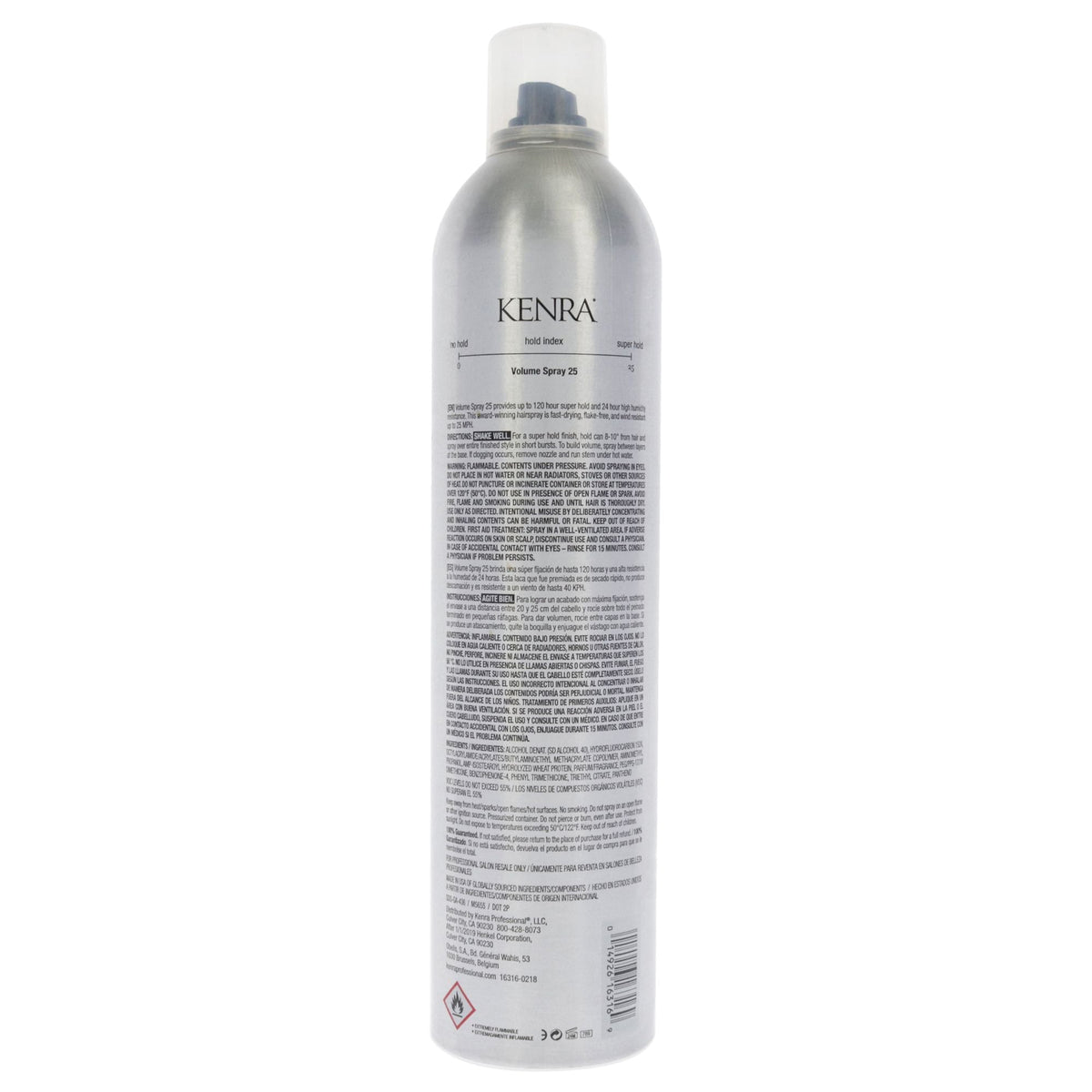 Volume Spray Super Hold Finishing - 25 by Kenra for Unisex - 16 oz Hair Spray