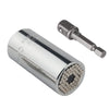 2PCS/SET Universal Torque Wrench Head Set Socket Sleeve 7-19mm Power Drill Ratchet Bushing Spanner Key Magic Multi Hand Tools