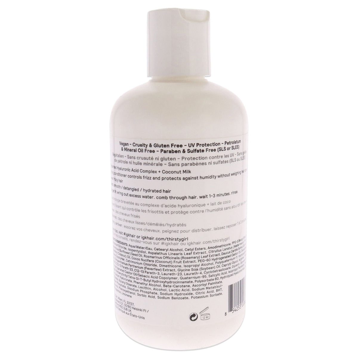 Thirsty Girl Coconut Milk Anti-Frizz Conditioner by IGK for Unisex - 8 oz Conditioner