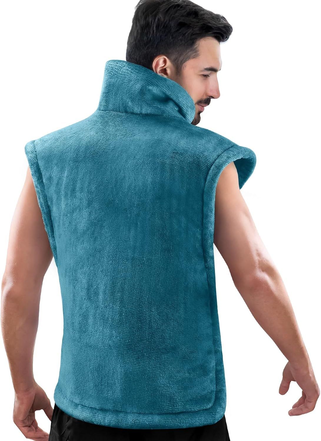 King Size Heating Pad for Back, Mothers Day Gifts for Mom Wife & Birthday Gifts for Men, FSA Eligible, 24"x37" XL Large Weighted Electric Heat Pad for Neck and Shoulders, ETL Certified, Gray
