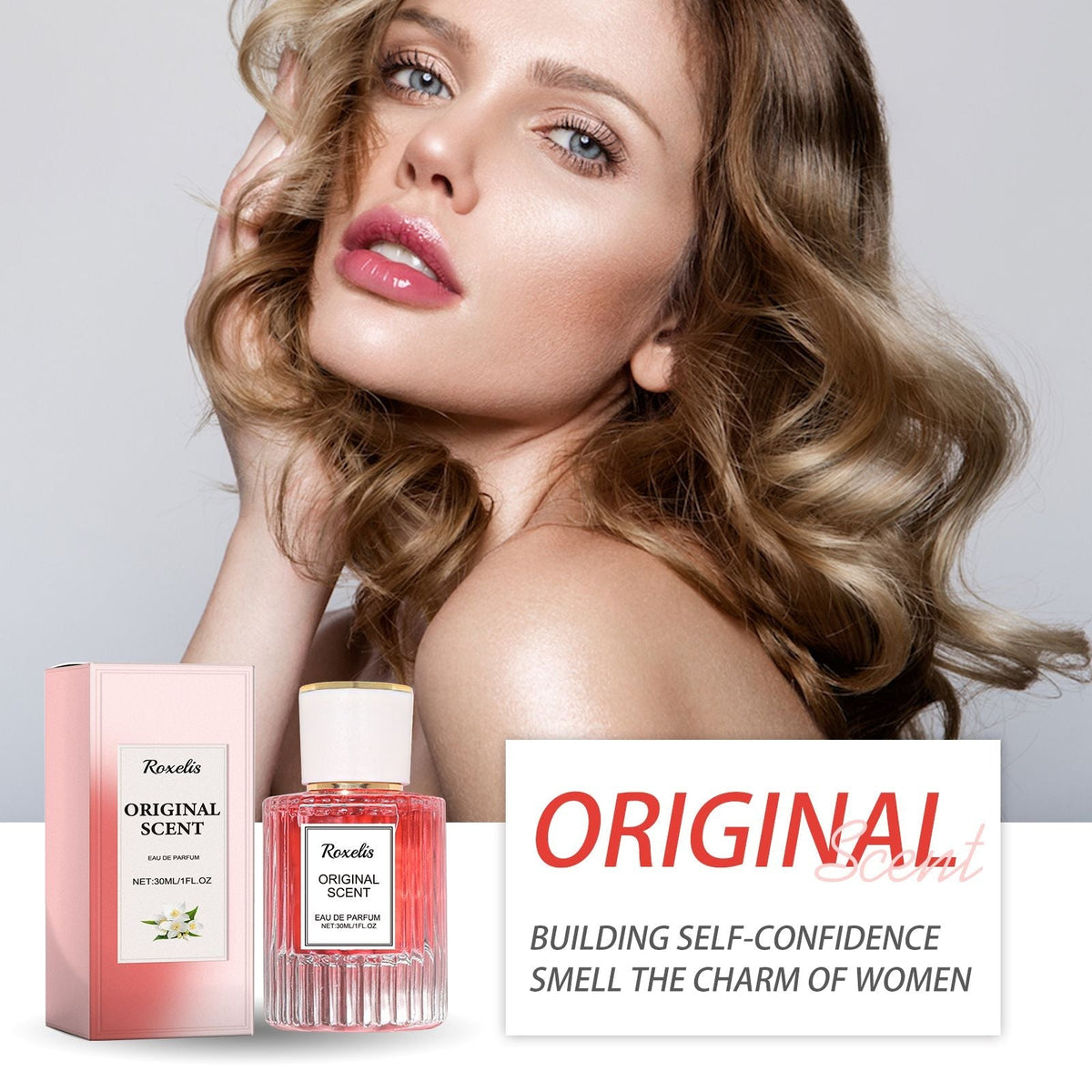 Roxelis Jasmine Pheromone Perfume Wrist, ear and neck natural long-lasting light fragrance delicate elegance exudes feminine charm