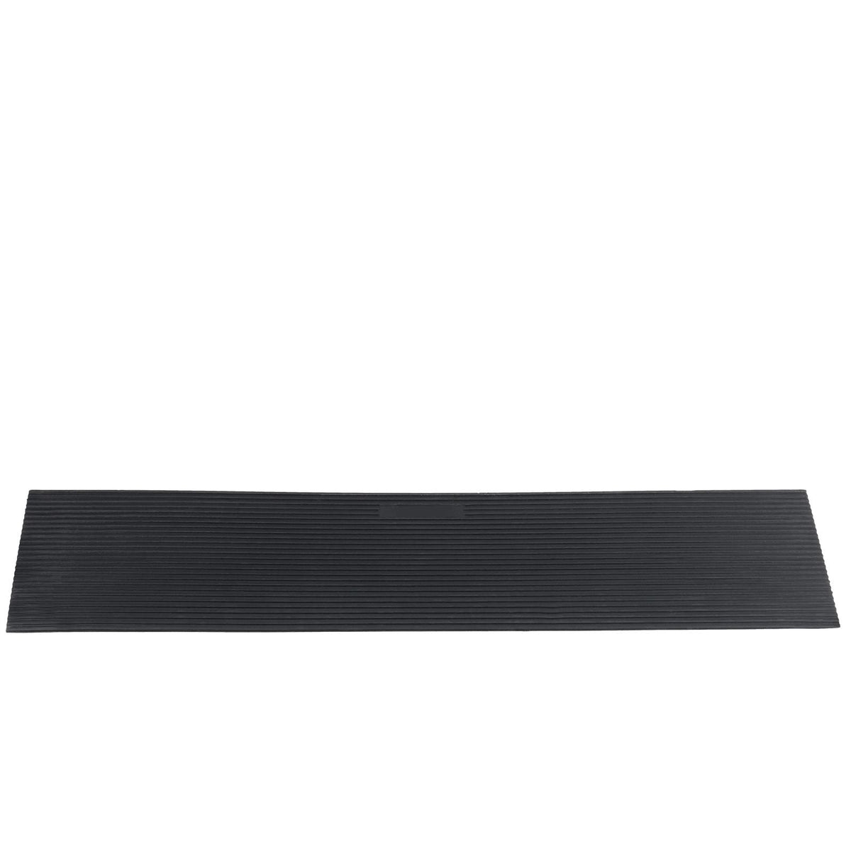 1.2" Rise Cuttable Threshold Ramp for Sweeping Robot, 35.4" Wide Natural Rubber Wheelchair Ramp, Non-Slip Solid Rubber Ramp with Double-Sided Tape for Doorways, Driveways, Bathroom, Smooth Tile