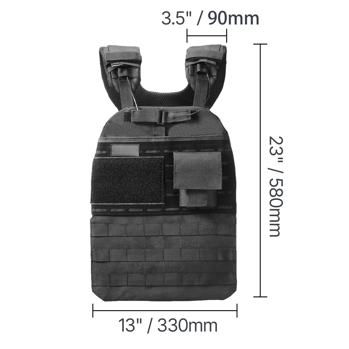 Weighted Vest, 40lb Weight Vest, Adjustable Body Weight Jacket for Men Women, Workout Equipment for Strength and Endurance Training, Running, Jogging, Walking, Fitness, and Weight Loss
