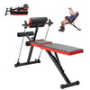 Multi-Functional Weight Bench for Full Body Workout, Roman Chair Hyperextension Bench, 770 lbs Adjustable & Foldable Equipment for Back Arm Core Ab Workout, Sit Up Exercise Machine for Home Gym