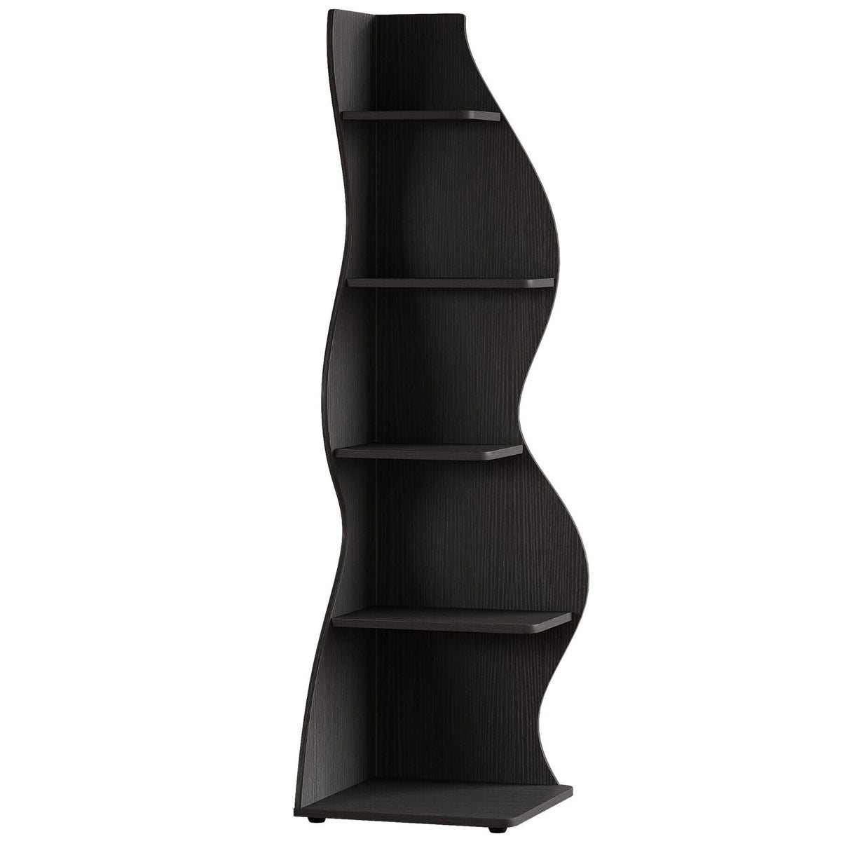 Modern Wall Corner Bookshelf Bookcase