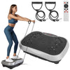 Vibration Exercise Machine With Resistant Bands Remote Control Whole Body Vibration Platform Workout Equipment Home Fitness Training Equipment For Weight Loss Fat Burner