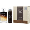 LATTAFA AMEER AL OUDH by Lattafa EAU DE PARFUM SPRAY 3.4 OZ & DEODORANT 1.6 OZ