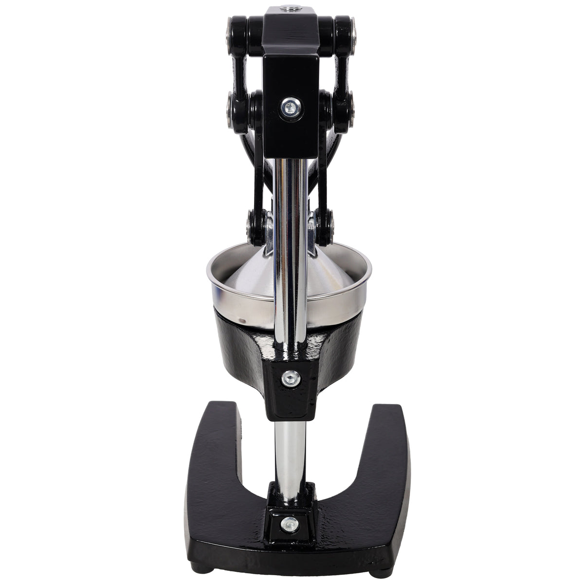 Cast Iron Citrus Juicer , Extra-Large Commercial Grade Manual Hand Press , Heavy Duty Countertop Squeezer for Fresh Orange Juice,Black Color