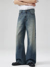 Men's Full Size Wide Leg High Waisted Jeans Plus Size