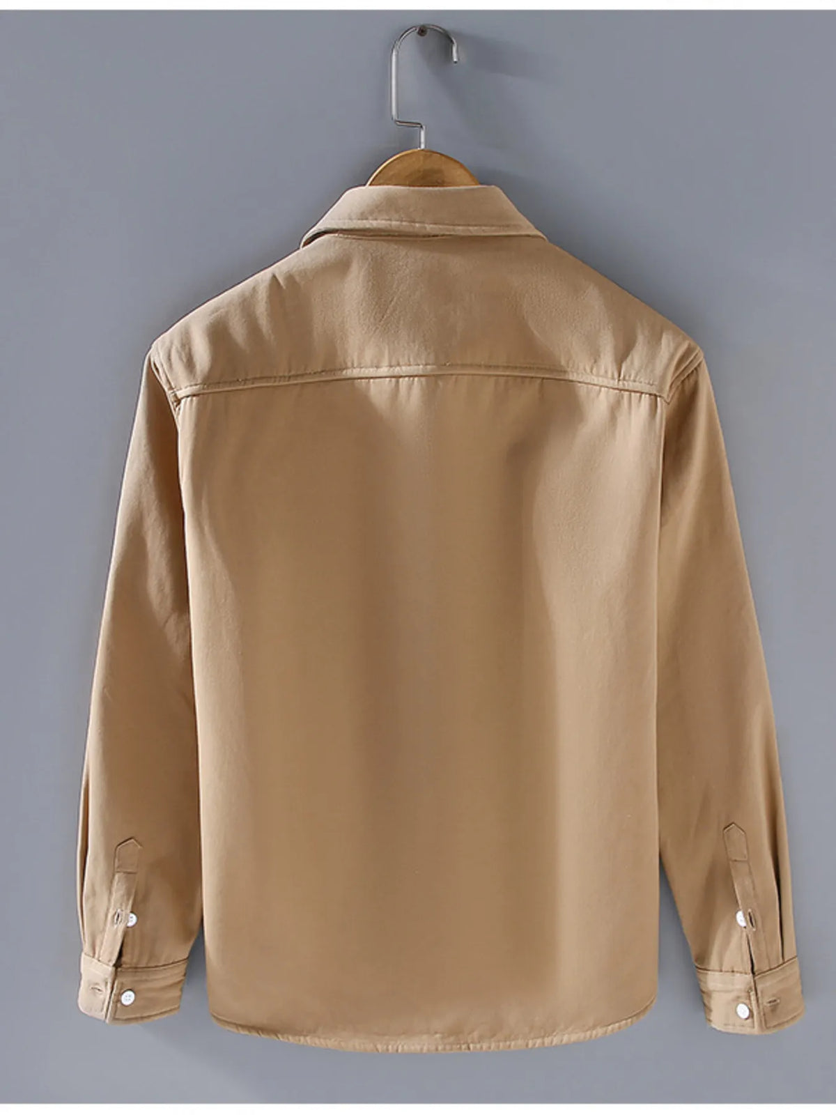 Men's Plus Size Button Up Long Sleeve Shirt