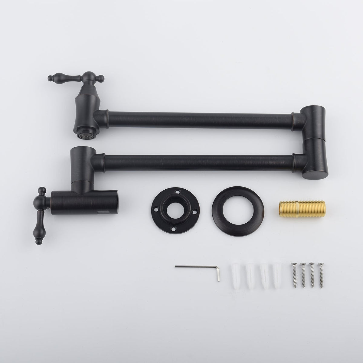 Wall Mount Folding Kitchen Pot Filler Faucet