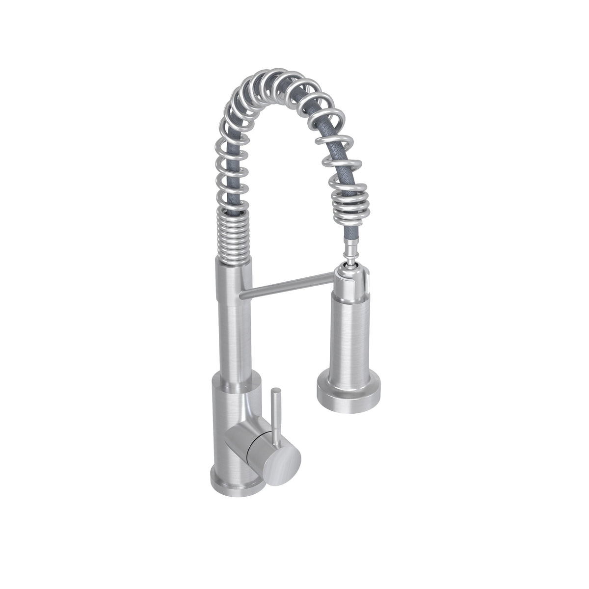 Bothwa Home CUPC Certified 19' Single Handle Kitchen Faucet (Brushed Nickel Finish)