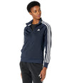 adidas Womens Essentials Warm-Up Slim 3-Stripes Track Top Legend Ink Medium