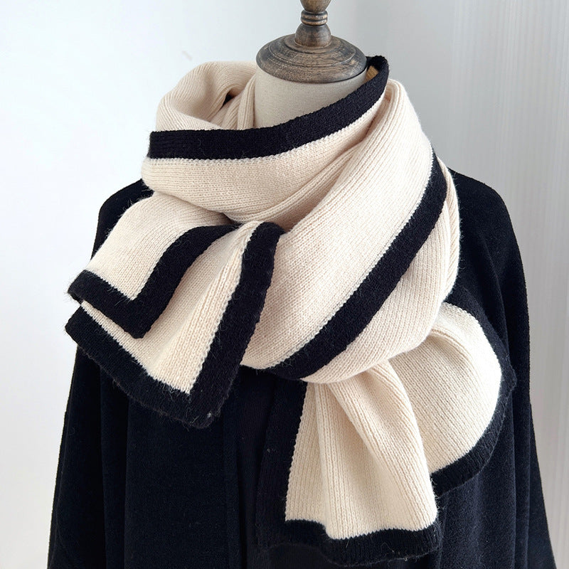 Color Matching Scarf Knitted Wool Scarf (See size chart where applicable)
