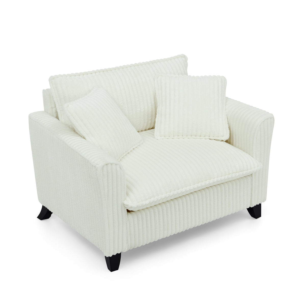 Lazy sofa chair, comfortable single-person sofa chair, with a backrest and soft seat cushion, having armrests on both sides, suitable for living room and bedroom - Beige