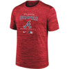 Nike Mens MLB Velocity Performance Practice T-Shirt (US Alpha XX-Large Regular Regular Red Atlanta Braves)