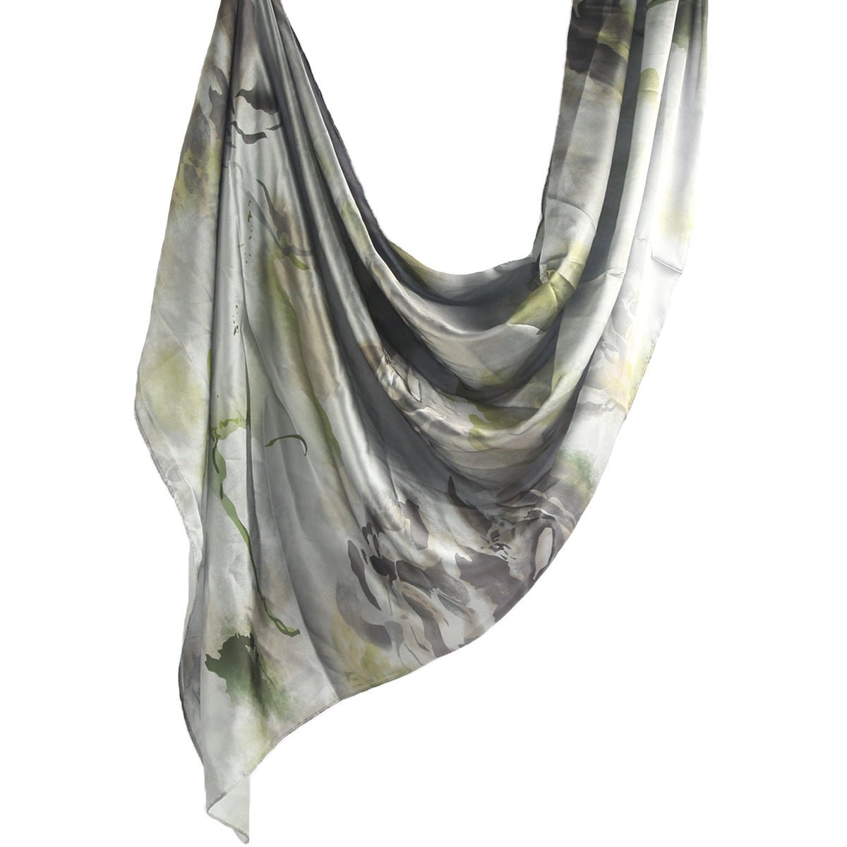 Elegance Satin Marble Print Hijab (MH172)