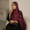 Elegance Satin Marble Print Hijab (MH172)