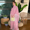 Bat Sleeve Tassel Kaftan | Party Dress with Flowy Fringe Details (MA288)