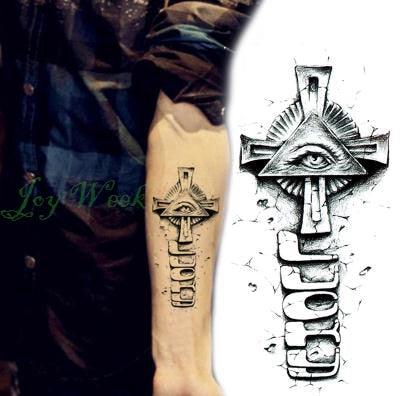 Elegant Black Music Notes Waterproof Sticker Tattoos Temporary Chest Shoulder Tattoos For Men Women