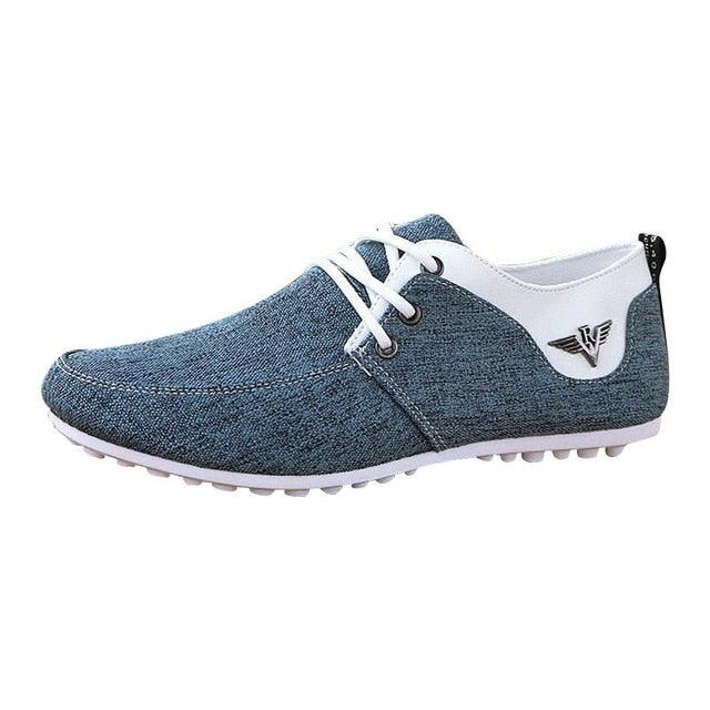 Elegant Casual Mens Shoes Lace-Up Linen Cloth Breathable Mens Canvas Shoes Flats Driving Walking Shoes Driving Sneakers Casual Cloth Shoes Lightweight Outdoor Shoes