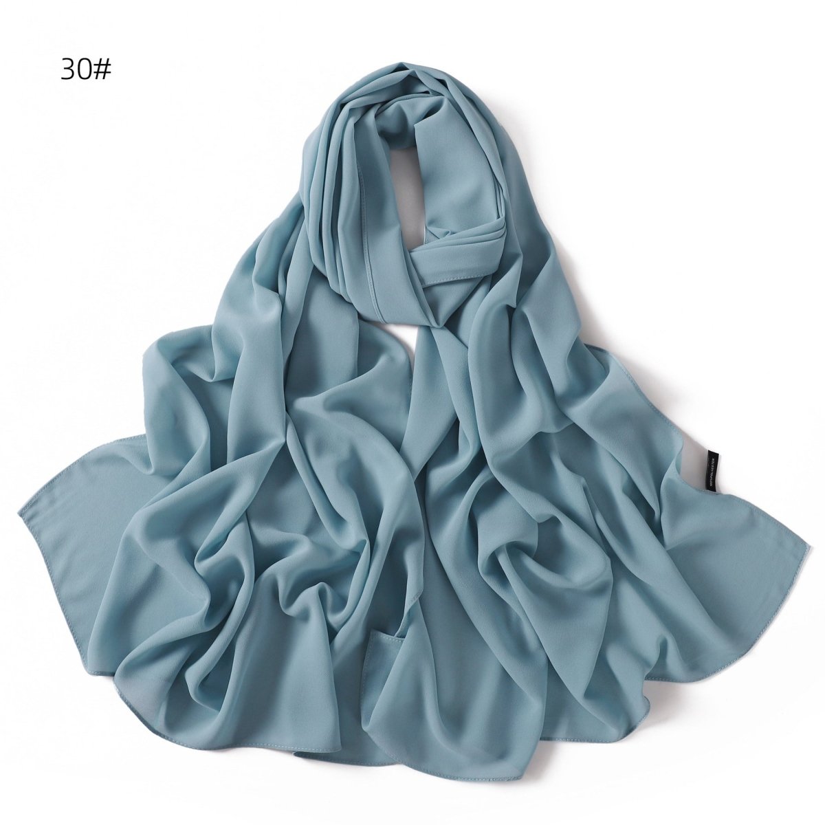 Elegant Chiffon Hijab Scarf - Refined Structure for Modest Wear (MH127)